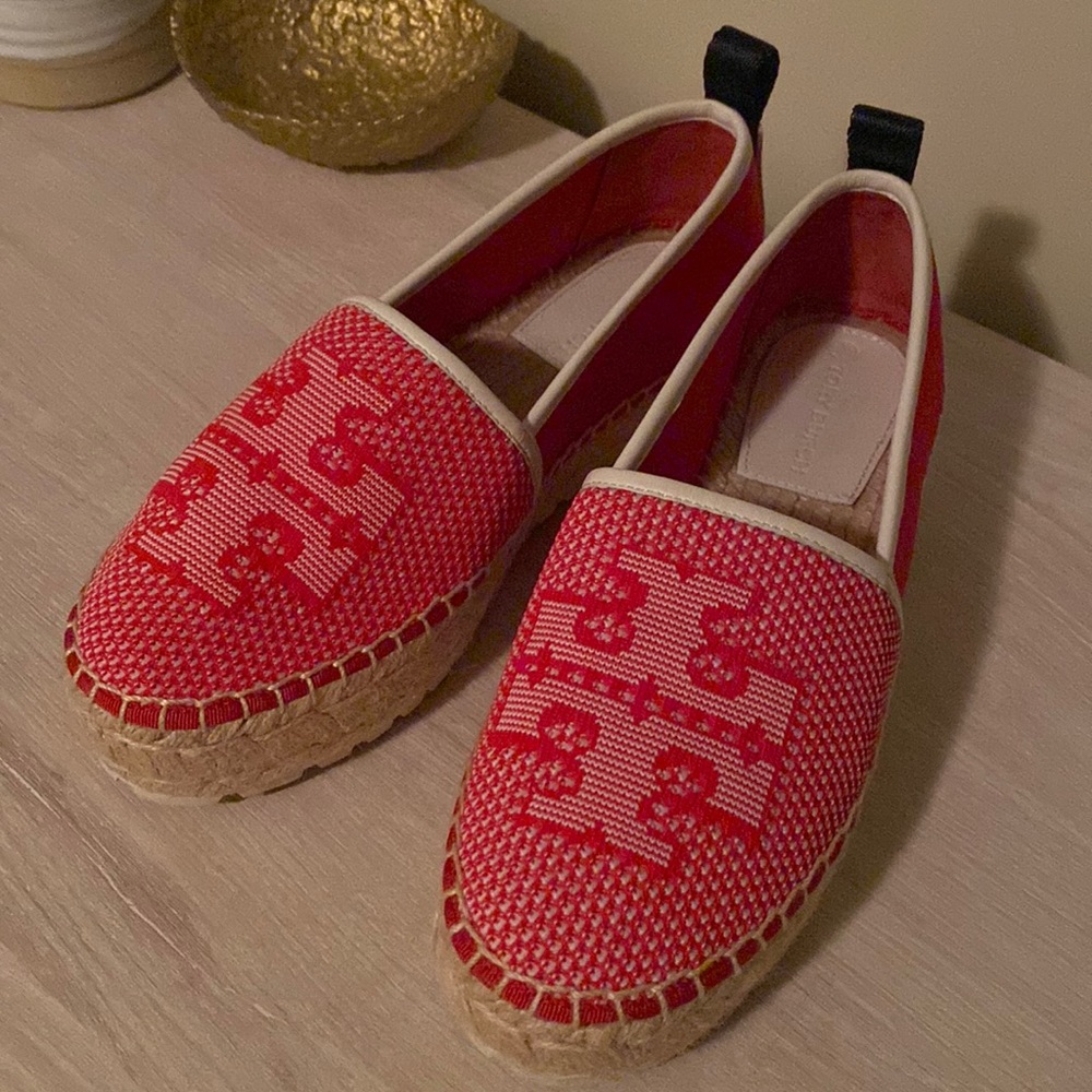 Tory Burch Miranda Lug Sole Platform Espadrille